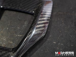 Alfa Romeo Stelvio Shift Gate Trim Panel - Carbon Fiber - 2020+ - Feroce Carbon Alfa Romeo Stelvio Shift Gate Trim Panel - Carbon Fiber - 2020+ - Feroce Carbon